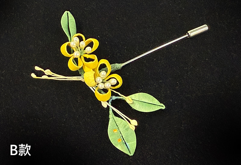 客家纏花雙花飾